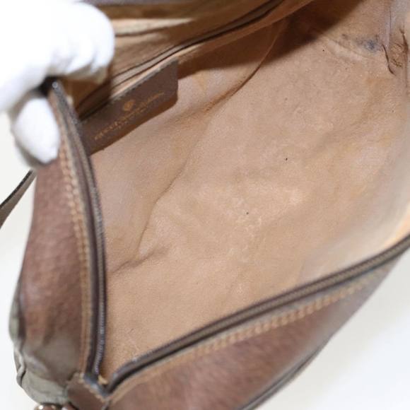 GUCCI GG Supreme Web Sherry Line Shoulder Bag PVC Beige 904 02 005 Auth 96357 - Picture 10 of 16